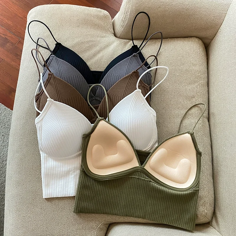 Women Sexy Crop Tops Bra Tube Top Female Streetwear Sleeveless Seamless Sports Bra Crop Camis Top Tee Bandeau Top Basic Tank
Women Sexy Crop Tops Bra Tube Top Female Streetwear Sleeveless Seamless Sports Bra Crop Camis Top Tee Bandeau Top Basic Tank