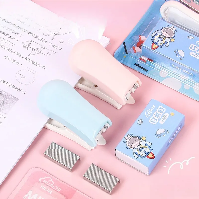 Cartoon Stapler Mini Cute Student Stationery Multi Functional Binding Machine Paper Stapler Office Supplies
Cartoon Stapler Mini Cute Student Stationery Multi Functional Binding Machine Paper Stapler Office Supplies
