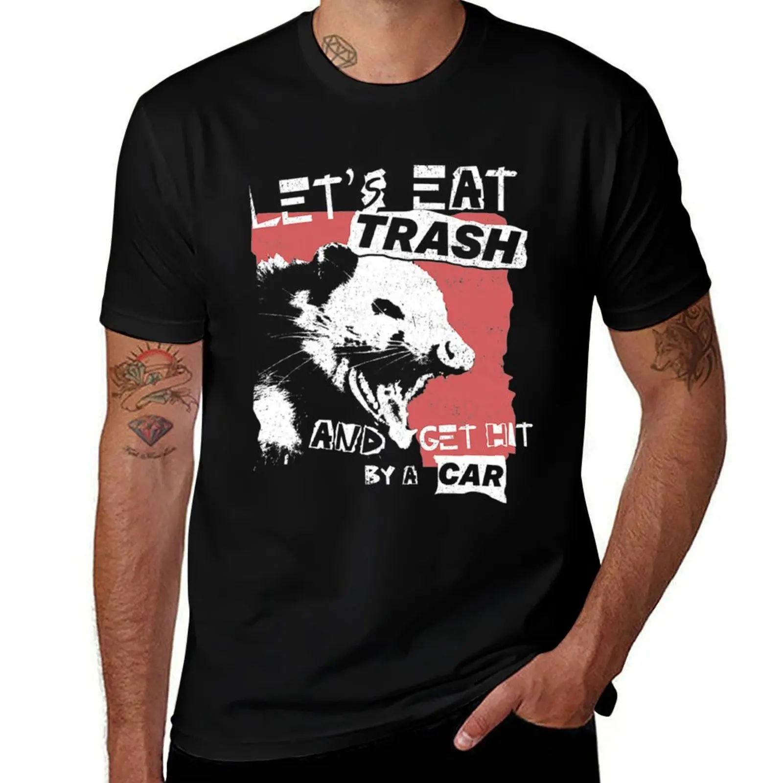 Lets Eat Trash And Get Hit By A Car T-ShirtLet's Eat Trash And Get Hit By A Car T-Shirt Summer Fashion Casual Tee Shirt
Lets Eat Trash And Get Hit By A Car T-ShirtLet's Eat Trash And Get Hit By A Car T-Shirt Summer Fashion Casual Tee Shirt