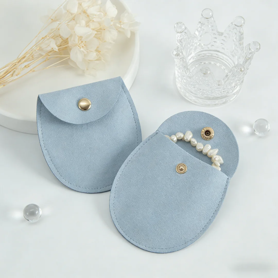 Набор из 5 синих эллиптических мешочков из микрофибры 7,8x8,5 см для ювелирных украшений, винтажный подарочный органайзер для камней, колье и тонких колец
Набор из 5 синих эллиптических мешочков из микрофибры 7,8x8,5 см для ювелирных украшений, винтажный подарочный органайзер для камней, колье и тонких колец