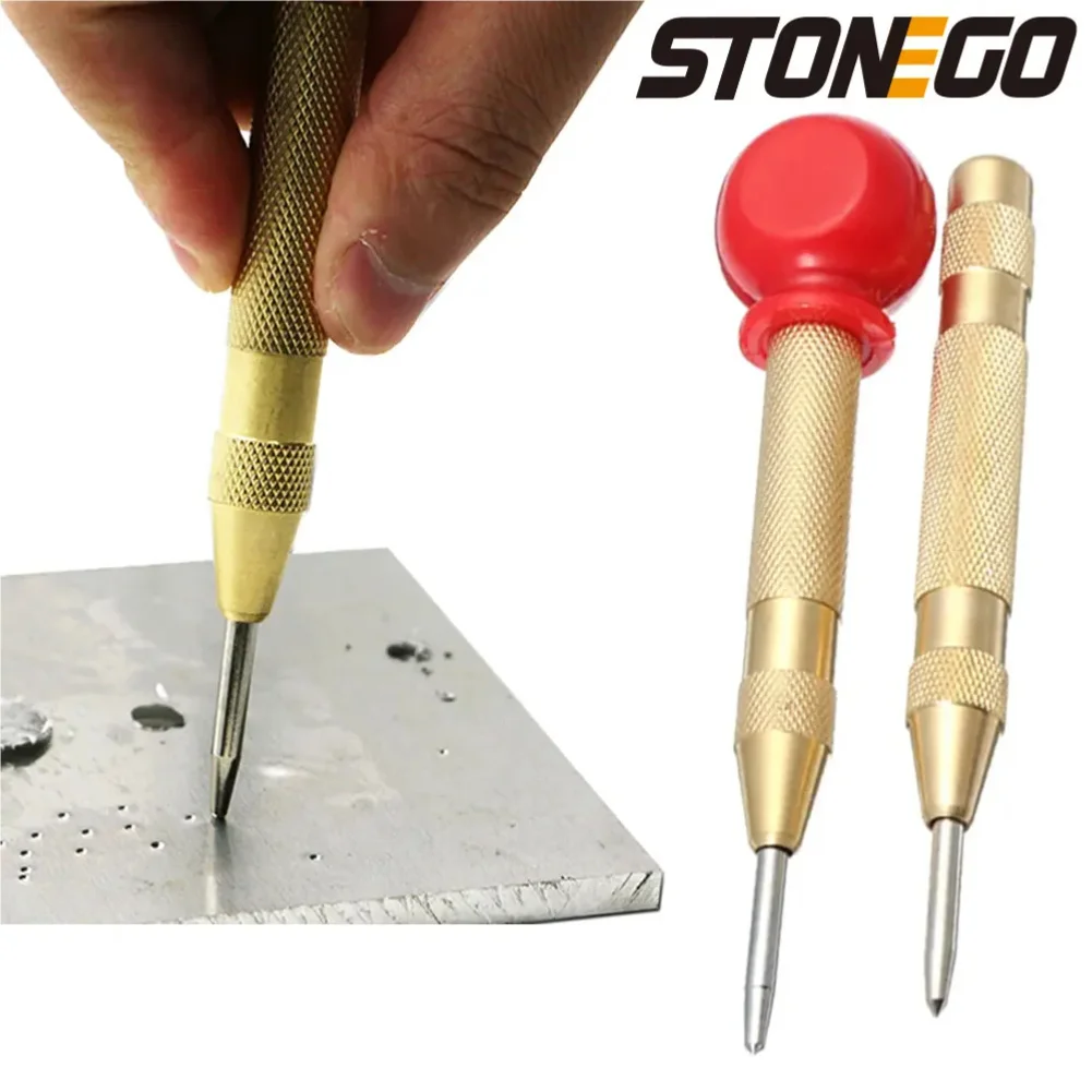 STONEGO Automatic Center Punch High Hardness Drilling Positioning Punch Spring Pointer Center Drilling Positioning Punch Tool
STONEGO Automatic Center Punch High Hardness Drilling Positioning Punch Spring Pointer Center Drilling Positioning Punch Tool
