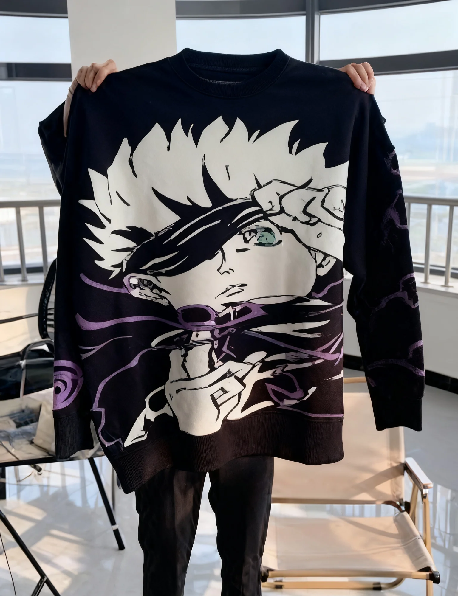 Anime Jacquard Oversized Pullover Knit Sweater Gothic Y2k Vintage American Style High Street Fashion for Fall And Winter
Anime Jacquard Oversized Pullover Knit Sweater Gothic Y2k Vintage American Style High Street Fashion for Fall And Winter