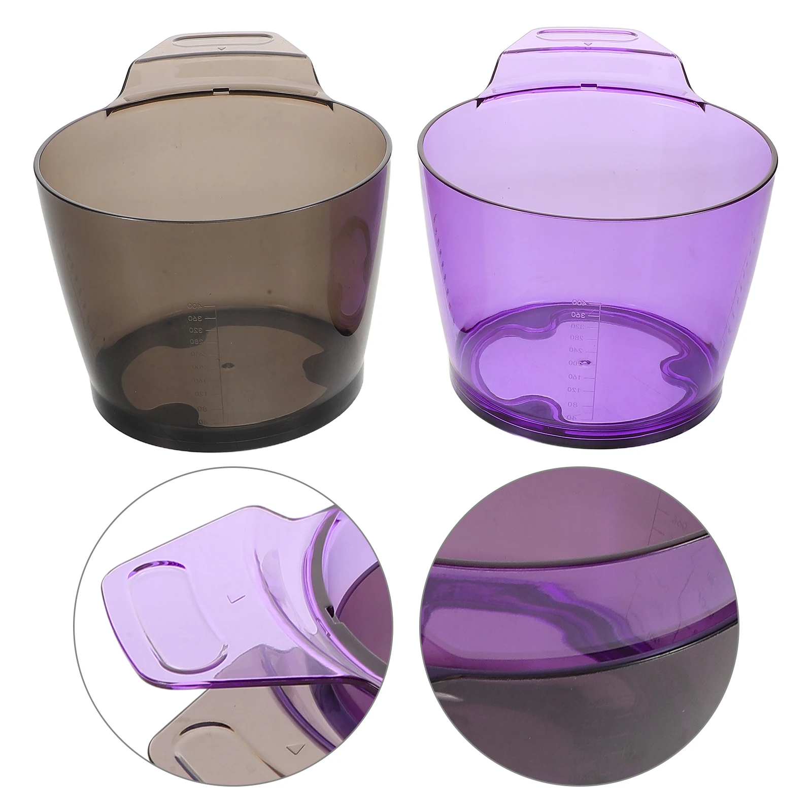 2Pcs Transparent Hair Tinting Bowl Large Capacity Mixer for Salon Hair Coloring Tools Stackable Color Mixing Bowl
2Pcs Transparent Hair Tinting Bowl Large Capacity Mixer for Salon Hair Coloring Tools Stackable Color Mixing Bowl