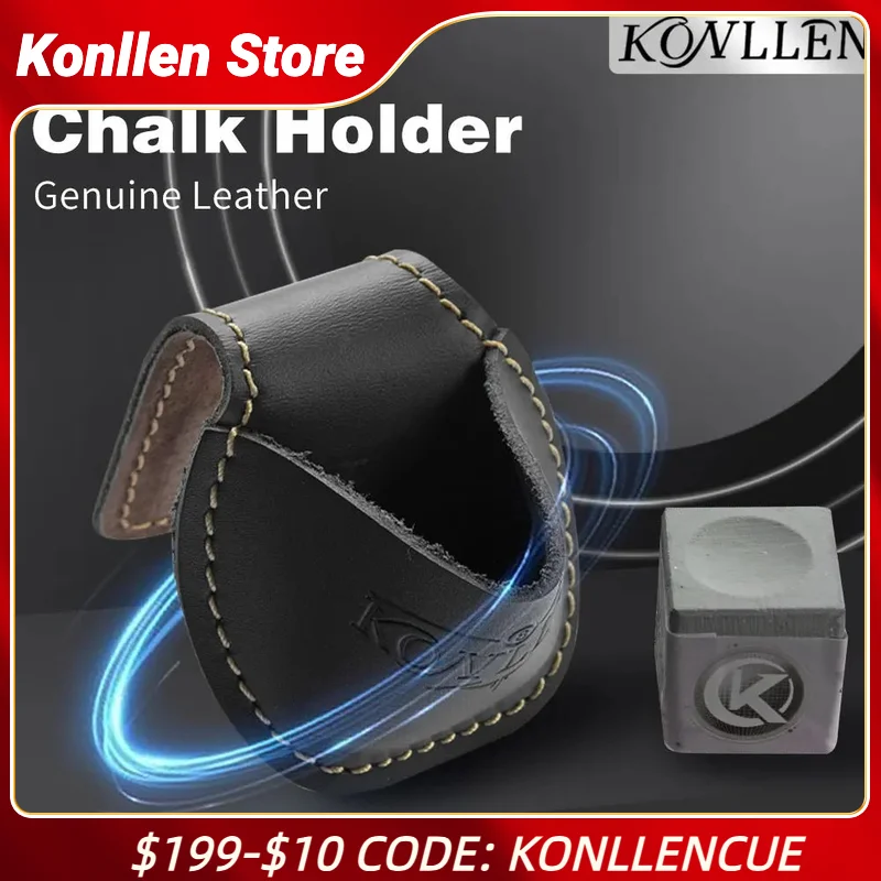 KONLLEN Billiard Chalk Holder Bag with Cowhide Leather Chalk Holder Clip Pocket for Snooker Pool Carom Billiard Accessories
KONLLEN Billiard Chalk Holder Bag with Cowhide Leather Chalk Holder Clip Pocket for Snooker Pool Carom Billiard Accessories
