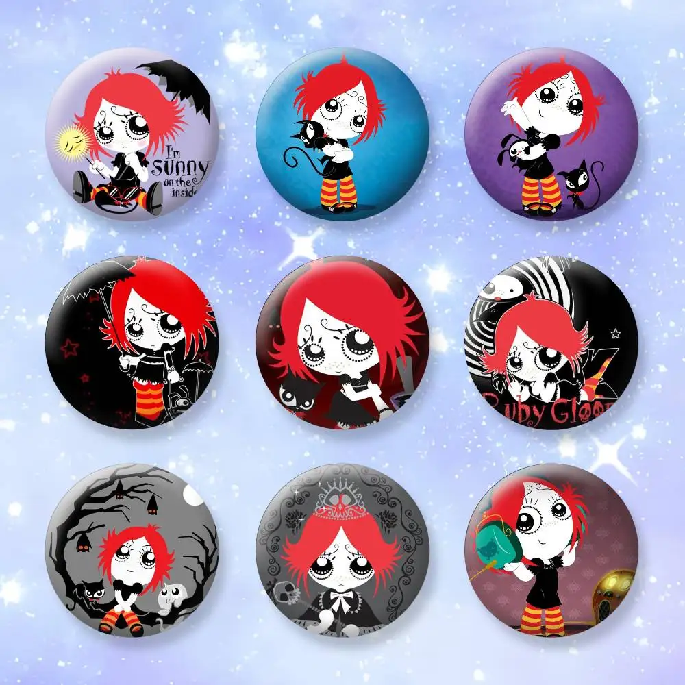 R-Ruby Gloom Button Pins Backpack Clothing Decor Brooch Badge Jewelry Gifts for Kids
R-Ruby Gloom Button Pins Backpack Clothing Decor Brooch Badge Jewelry Gifts for Kids