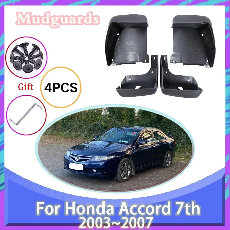Car Mud Guards For Honda Accord 7 7th Gen MK7 2003~2007 Anti-splash Wheel Muds MudFlaps Fender Splash Mudguards Auto Accessories
Car Mud Guards For Honda Accord 7 7th Gen MK7 2003~2007 Anti-splash Wheel Muds MudFlaps Fender Splash Mudguards Auto Accessories