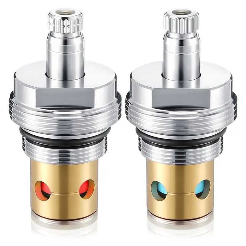 A008 Brass& Chrome Faucet Stem Replacement- Hot& Cold For Kohler 6N-7H/6N-7C, Fits 2-Handle Tub And Shower Faucets
A008 Brass& Chrome Faucet Stem Replacement- Hot& Cold For Kohler 6N-7H/6N-7C, Fits 2-Handle Tub And Shower Faucets