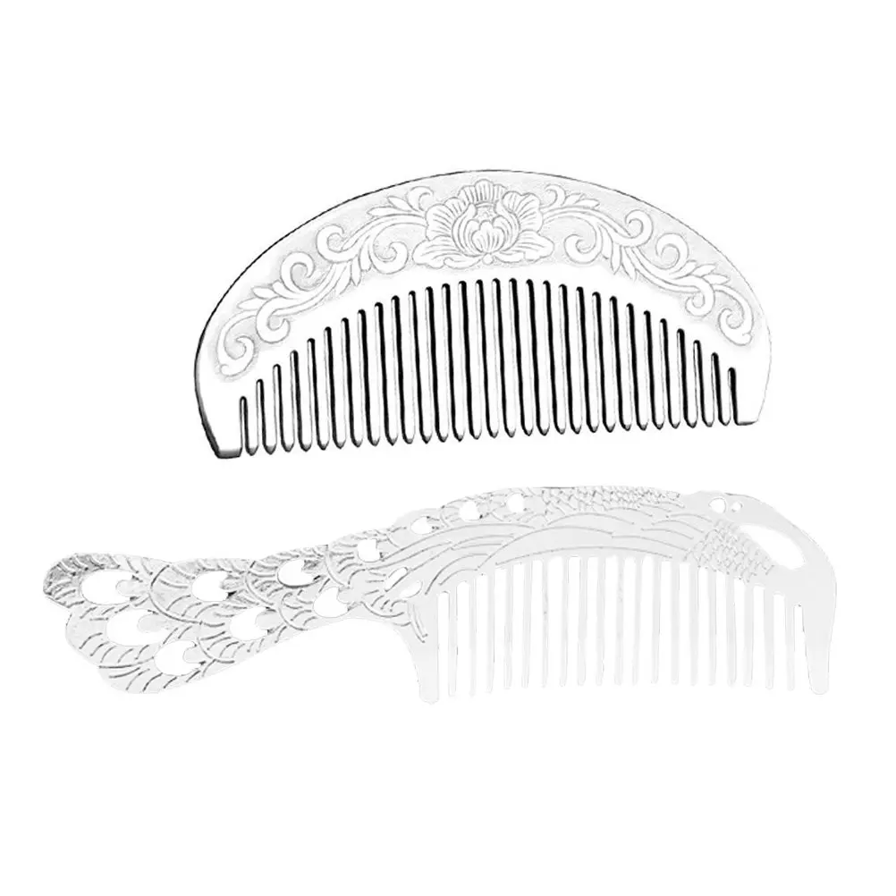 2Pcs Silver Ion Hair Comb Natural Feel Ergonomic Handle Hollow Out Design Easy Grip Smooth Hair Comb for Daily Care Styling
2Pcs Silver Ion Hair Comb Natural Feel Ergonomic Handle Hollow Out Design Easy Grip Smooth Hair Comb for Daily Care Styling
