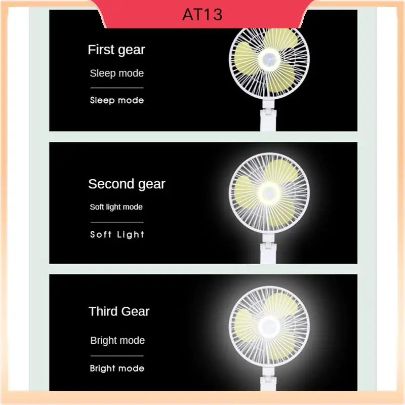 AT13 Desktop Lamp Fan Foldable Retractable Small Fan Mini Portable Charging USB Home Low Noise Mini Electric Fan 5200Mah
AT13 Desktop Lamp Fan Foldable Retractable Small Fan Mini Portable Charging USB Home Low Noise Mini Electric Fan 5200Mah