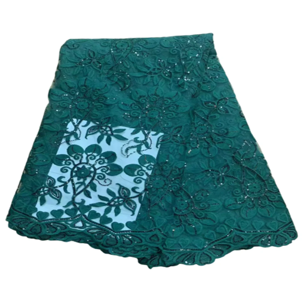 2023 Luxury green Sequins Lace Fabric Embroidery African French Mesh Tulle Lace Fabric Nigeria Evening Dress Party Dress Wedding
2023 Luxury green Sequins Lace Fabric Embroidery African French Mesh Tulle Lace Fabric Nigeria Evening Dress Party Dress Wedding