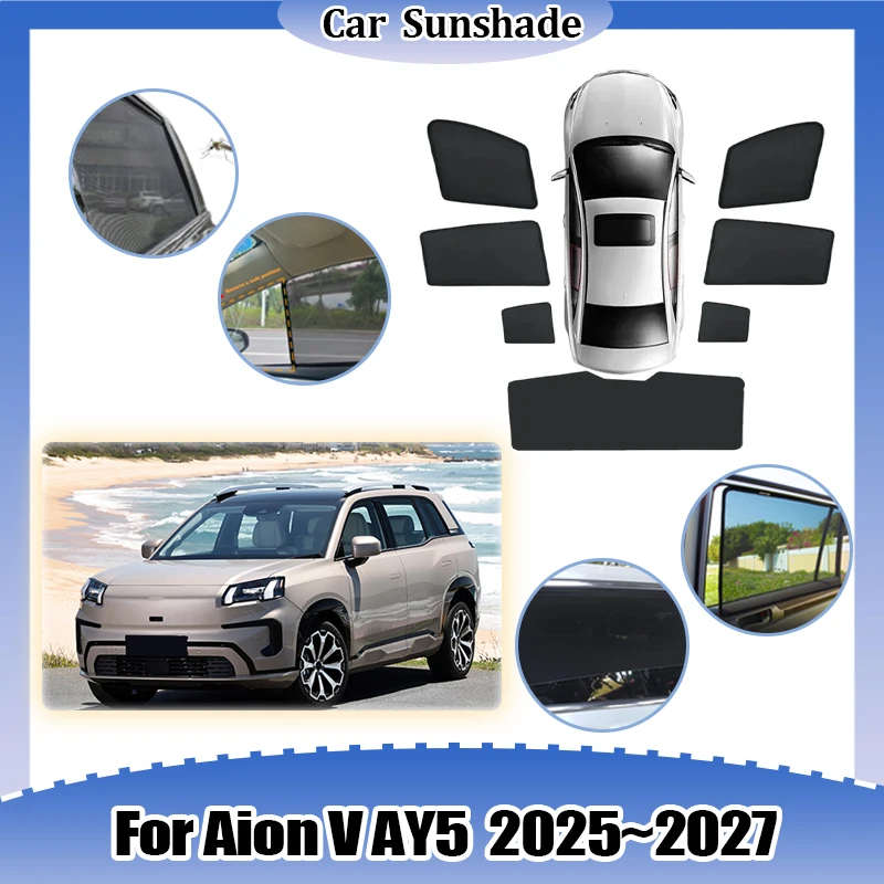 For Aion V AY5 MK2 2025 2026 2027 Car Mesh Sunshade Window Heat Insulation UV Protection Privacy Curtain Visors Auto Accessories
For Aion V AY5 MK2 2025 2026 2027 Car Mesh Sunshade Window Heat Insulation UV Protection Privacy Curtain Visors Auto Accessories
