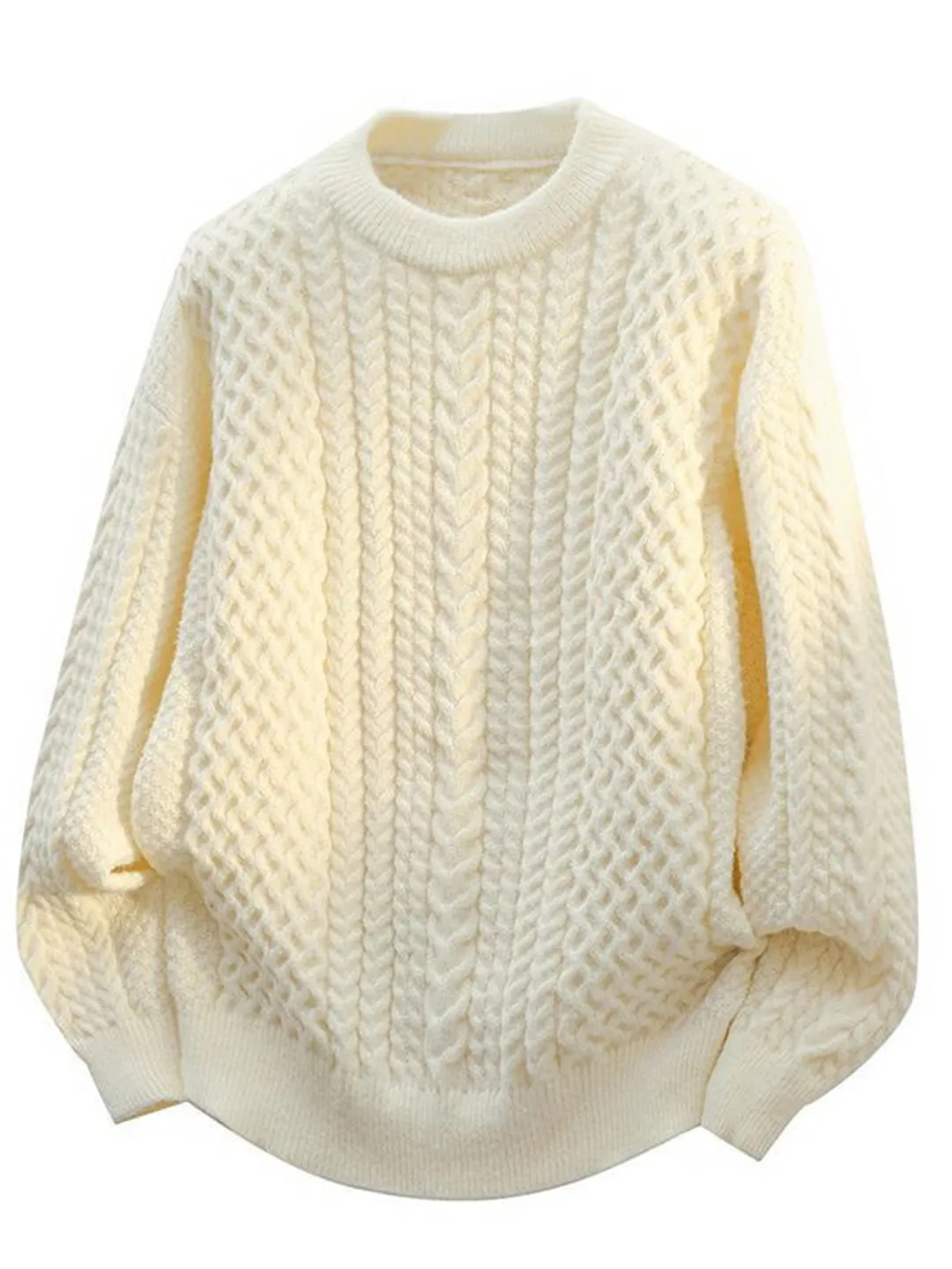 Men's round Ne Knitted Sweater Casual Thi Warm Top Loose Fit Twist Design Autumn Winter New Arrival Comfortable Faion
Men's round Ne Knitted Sweater Casual Thi Warm Top Loose Fit Twist Design Autumn Winter New Arrival Comfortable Faion