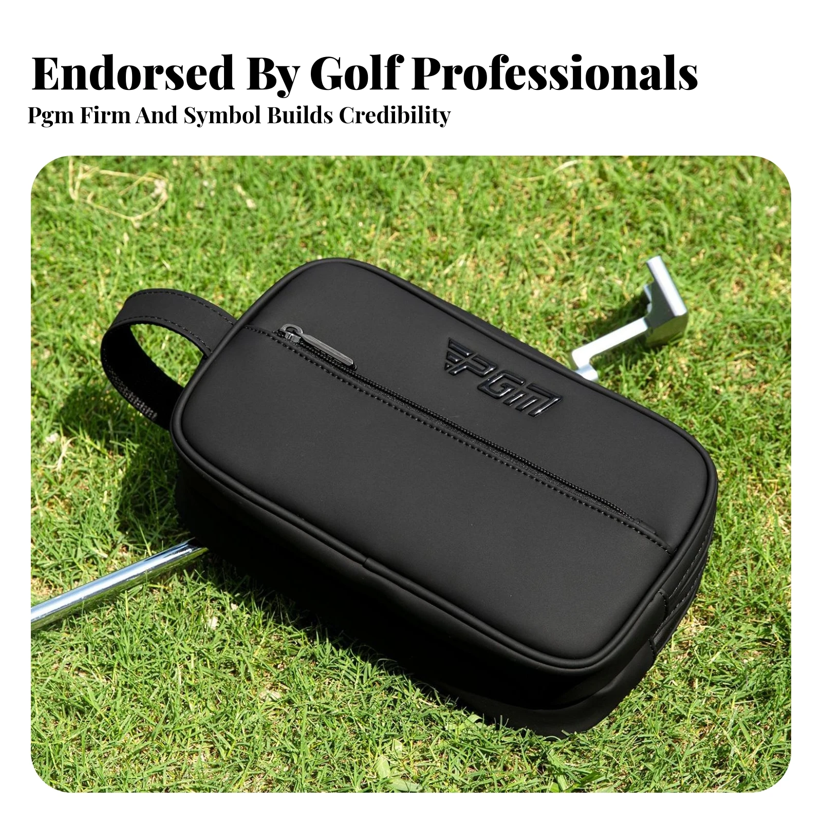 Zippered Golf Pouch Water-Repellent Golf Pouch Sports Accessory Matte Compact
Zippered Golf Pouch Water-Repellent Golf Pouch Sports Accessory Matte Compact