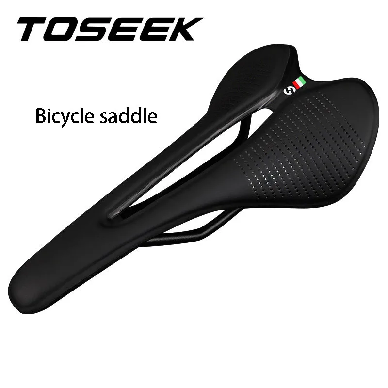 TOSEEK TS50 Bicycle Saddle Stiff Seat Cushion High-strength Chromium-molybdenum Steel Bow EVA And Microfiber Leather
TOSEEK TS50 Bicycle Saddle Stiff Seat Cushion High-strength Chromium-molybdenum Steel Bow EVA And Microfiber Leather