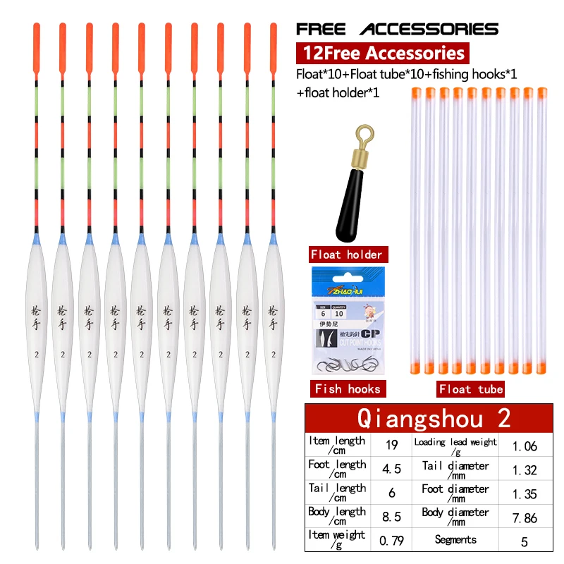 10PCS Lake River Fishing Float+10 Float Tubes+1 Buoy Seat+1 Bag Hooks Nano Boya Shallow Water Buoy Carp Fishing Bobber Tackle
10PCS Lake River Fishing Float+10 Float Tubes+1 Buoy Seat+1 Bag Hooks Nano Boya Shallow Water Buoy Carp Fishing Bobber Tackle