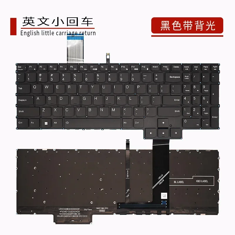 Подходит для клавиатуры Lenovo R7000/R7000P 2022, Legion 5 15IAH7H/PRO 16IAHTH
Подходит для клавиатуры Lenovo R7000/R7000P 2022, Legion 5 15IAH7H/PRO 16IAHTH