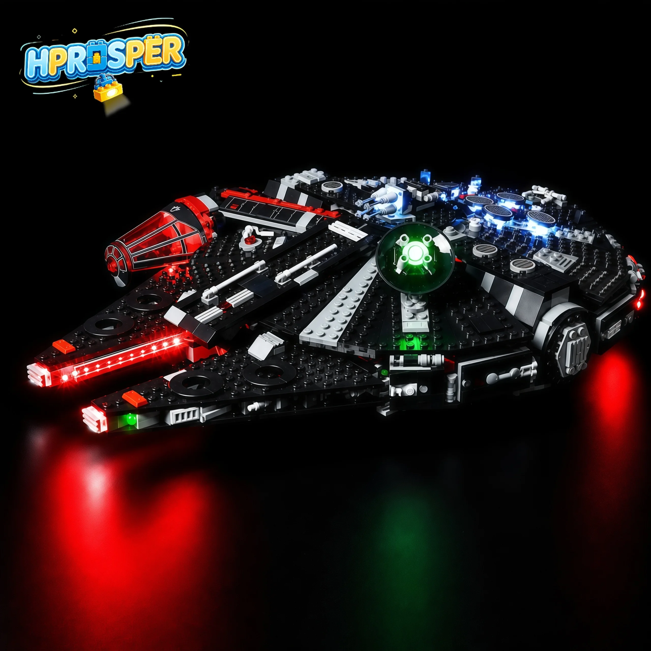 Hprosper 5V LED Lighting (No Model) For LEGO 75389 Star Wars The Dark Falcon Decorative Lamp With Battery Box
Hprosper 5V LED Lighting (No Model) For LEGO 75389 Star Wars The Dark Falcon Decorative Lamp With Battery Box