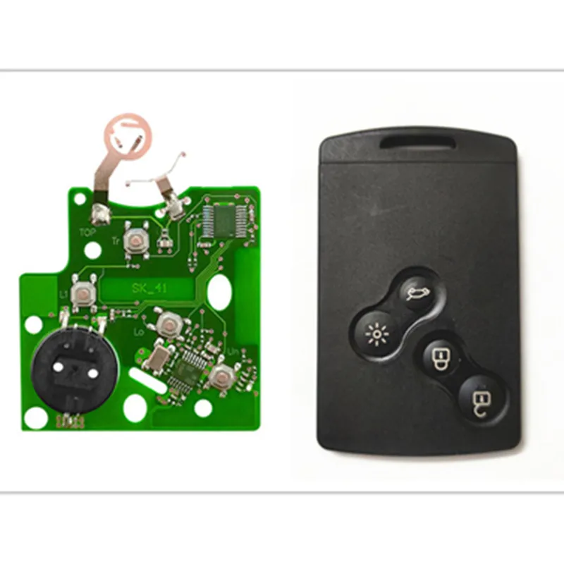 4 Button Smart Card Remote Key PCF7941 Chip 433Mhz for Renault Megane 3 Laguna 3 Scenic 3 2009-2015 Car Key
4 Button Smart Card Remote Key PCF7941 Chip 433Mhz for Renault Megane 3 Laguna 3 Scenic 3 2009-2015 Car Key