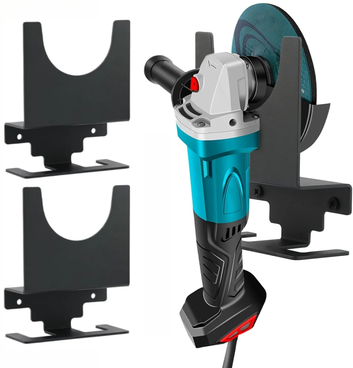 Angle Grinder Stand Tool Wall mount Bracket Angle Grinder Storage Rack for Angle Grinders, Cutters, Polishers 2/4PCS
Angle Grinder Stand Tool Wall mount Bracket Angle Grinder Storage Rack for Angle Grinders, Cutters, Polishers 2/4PCS