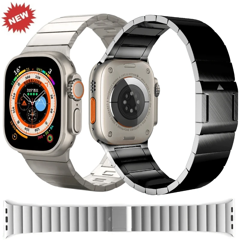 Metal Link Strap For Apple Watch Band 49mm 46mm 45mm 44mm Magnetic Buckle Wristband iWatch Series Ultra 10 9 8 7 6 5 4 SE Correa
Metal Link Strap For Apple Watch Band 49mm 46mm 45mm 44mm Magnetic Buckle Wristband iWatch Series Ultra 10 9 8 7 6 5 4 SE Correa