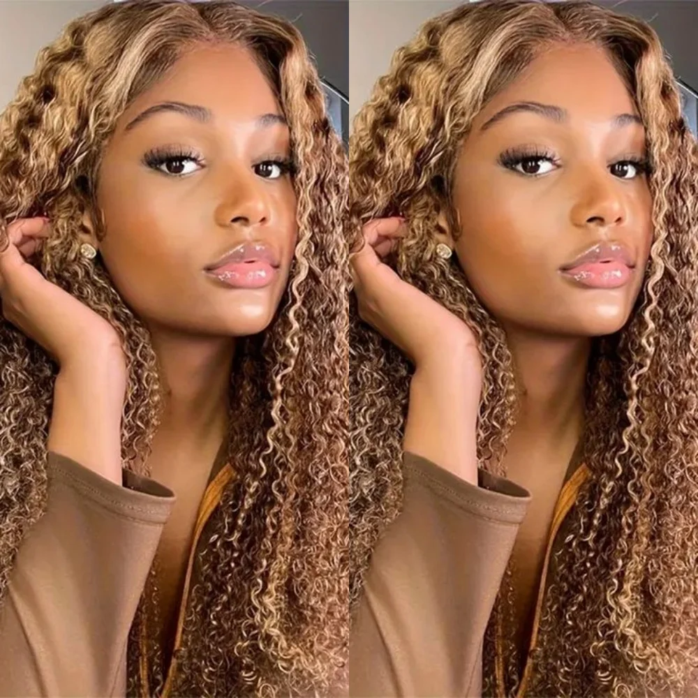 Highlight Ombre 5x5 Deep Wave HD Lace Closure Wigs Human Hair P4/27 Pre Plucked Honey Blonde Curly Wigs for Women 200% Density
Highlight Ombre 5x5 Deep Wave HD Lace Closure Wigs Human Hair P4/27 Pre Plucked Honey Blonde Curly Wigs for Women 200% Density