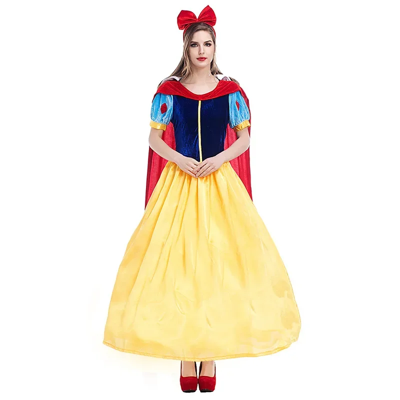 Halloween Adult Snow White Cosplay Costume Carnival Party Cartoon Princess Fancy Dress
Halloween Adult Snow White Cosplay Costume Carnival Party Cartoon Princess Fancy Dress