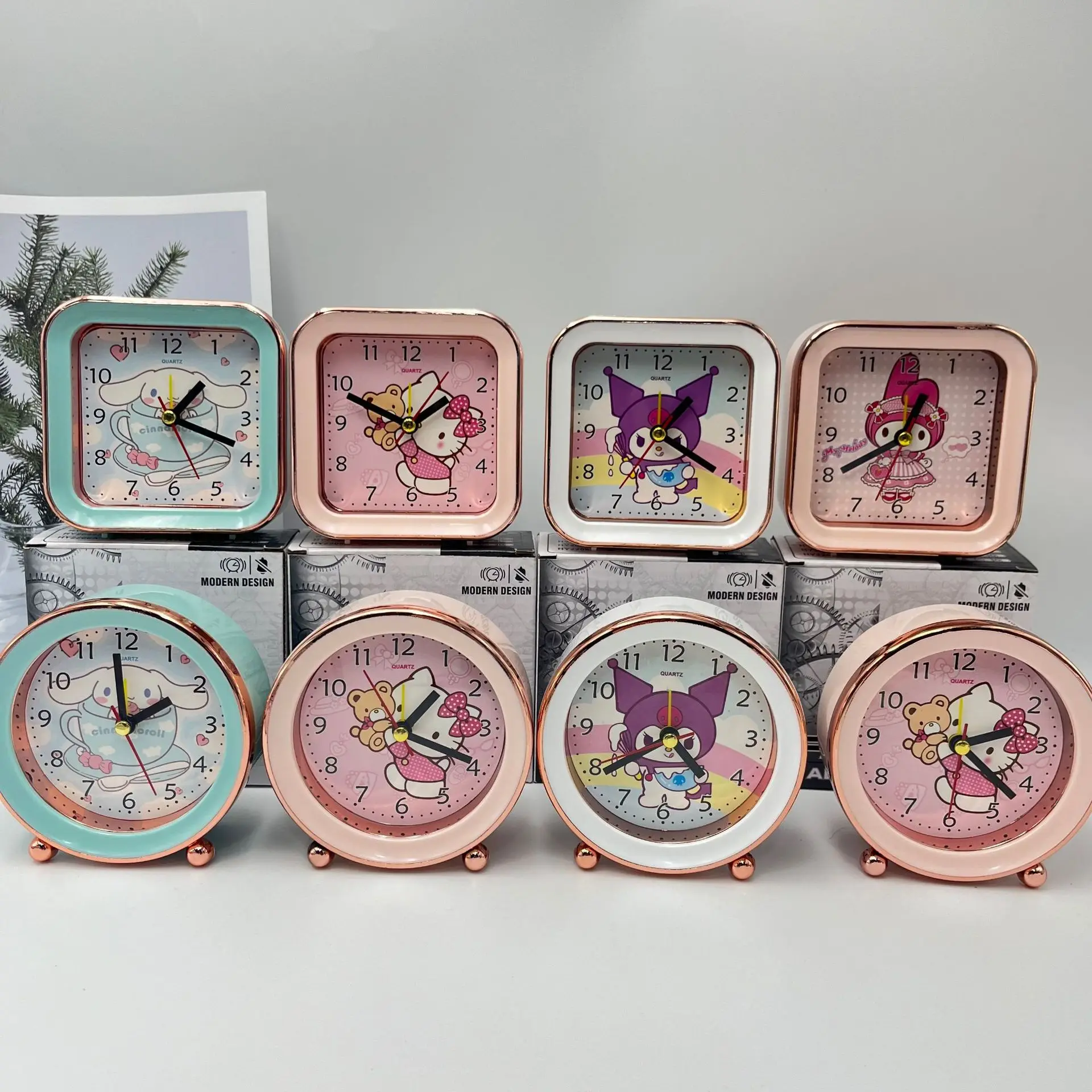 Sanrio Silent Alarm Clock Hello Kitty Melody Cinnamoroll Pochacco Circular Alarm Clock Bedroom Desktop Decoration Award Gifts
Sanrio Silent Alarm Clock Hello Kitty Melody Cinnamoroll Pochacco Circular Alarm Clock Bedroom Desktop Decoration Award Gifts