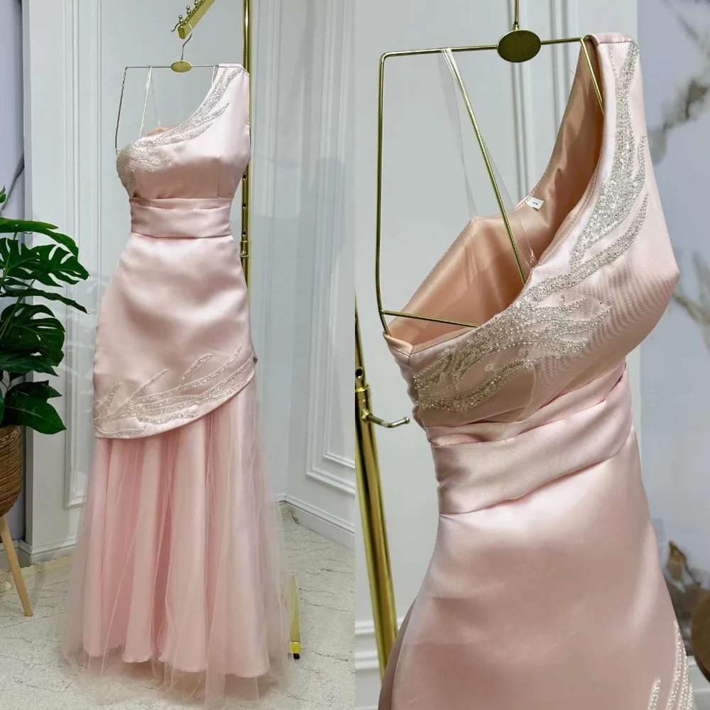 Customized Matching Sequined Beading A-line One-shoulder Long Dresses Homecoming Dresses High Quality Unisex Modern Style
Customized Matching Sequined Beading A-line One-shoulder Long Dresses Homecoming Dresses High Quality Unisex Modern Style