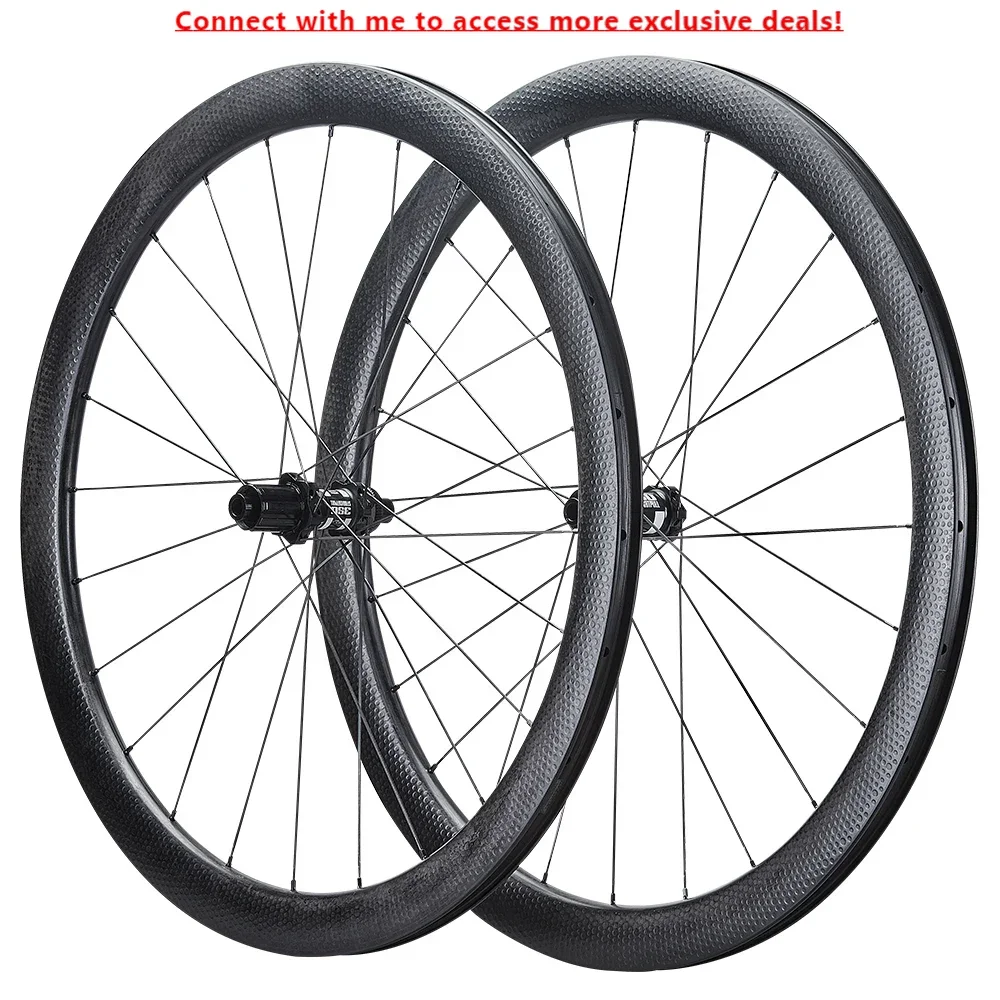 Airwolf 700C Road Disc Brake Wheelset 45mm Rim Depth 26mm Width Wheelset Carbon Fiber Wheelset
Airwolf 700C Road Disc Brake Wheelset 45mm Rim Depth 26mm Width Wheelset Carbon Fiber Wheelset