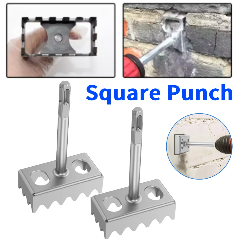 1/2 шт. профессиональный квадратный дырокол для бетона для электрического молотка 86-типа квадратный дырокол настенный долбежный и расширительный инструмент
1/2 шт. профессиональный квадратный дырокол для бетона для электрического молотка 86-типа квадратный дырокол настенный долбежный и расширительный инструмент