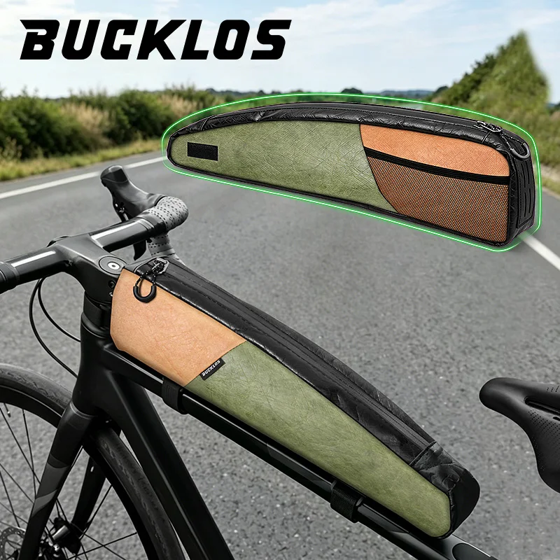 BUCKLOS Gravel Bike Top Tube Bag Waterproof Bicycle Front Frame Bag MTB Road Bike Packing Travel Luggage Cycling Accessories
BUCKLOS Gravel Bike Top Tube Bag Waterproof Bicycle Front Frame Bag MTB Road Bike Packing Travel Luggage Cycling Accessories