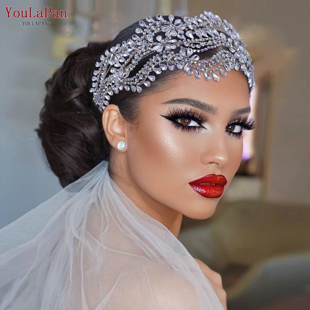 YouLaPan Luxury Rhinestone Bridal Headband Silver Color Wedding Hair Accessories Headwear Elegant Crown Headbands Gift HP433
YouLaPan Luxury Rhinestone Bridal Headband Silver Color Wedding Hair Accessories Headwear Elegant Crown Headbands Gift HP433
