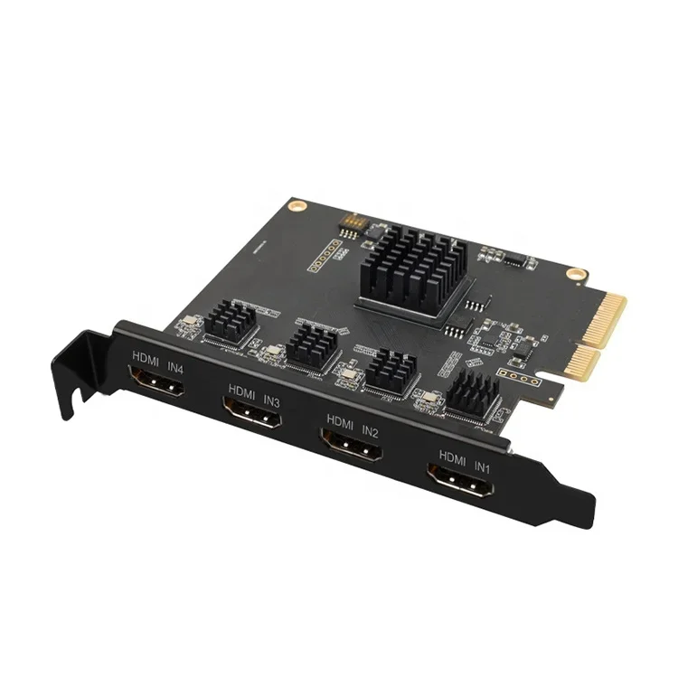 Внутреннее устройство захвата видео HDMI 4K PCIe, карта захвата живого геймера для потоковой передачи игр, прямая трансляция видео
Внутреннее устройство захвата видео HDMI 4K PCIe, карта захвата живого геймера для потоковой передачи игр, прямая трансляция видео