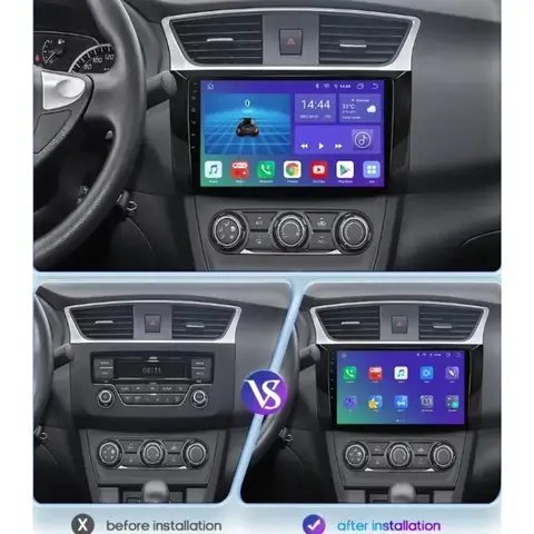 10 Inch Android 13.0 2+32GB Car GPS Navigation Multimedia Player For Nissan Sylphy Sentra 2013-2018 Radio Tape Head Unit Carplay