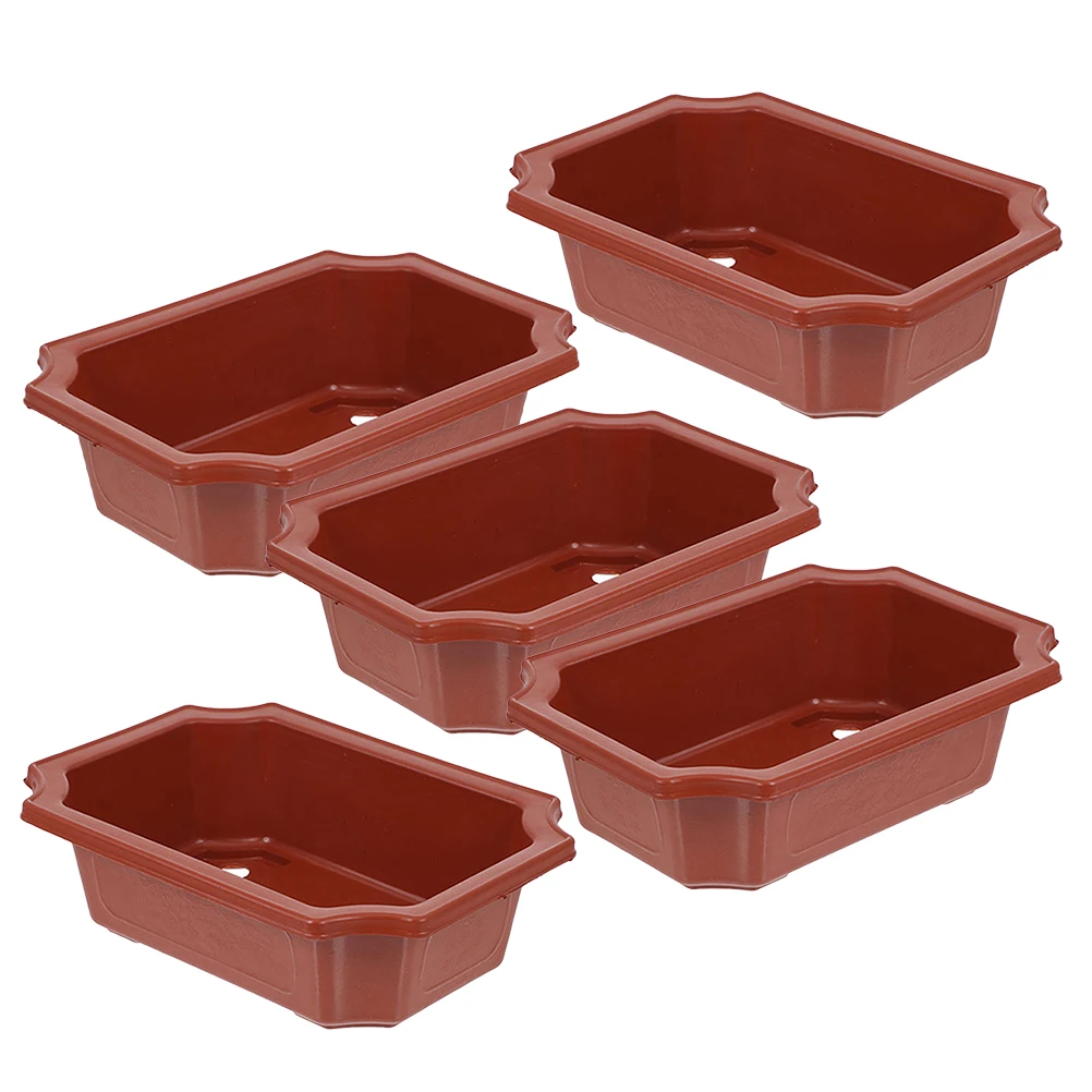 5pcs Red PA240 Breathable Flower Pot Bonsai Planter for Succulent Plants Garden Decor Planters pots
5pcs Red PA240 Breathable Flower Pot Bonsai Planter for Succulent Plants Garden Decor Planters pots