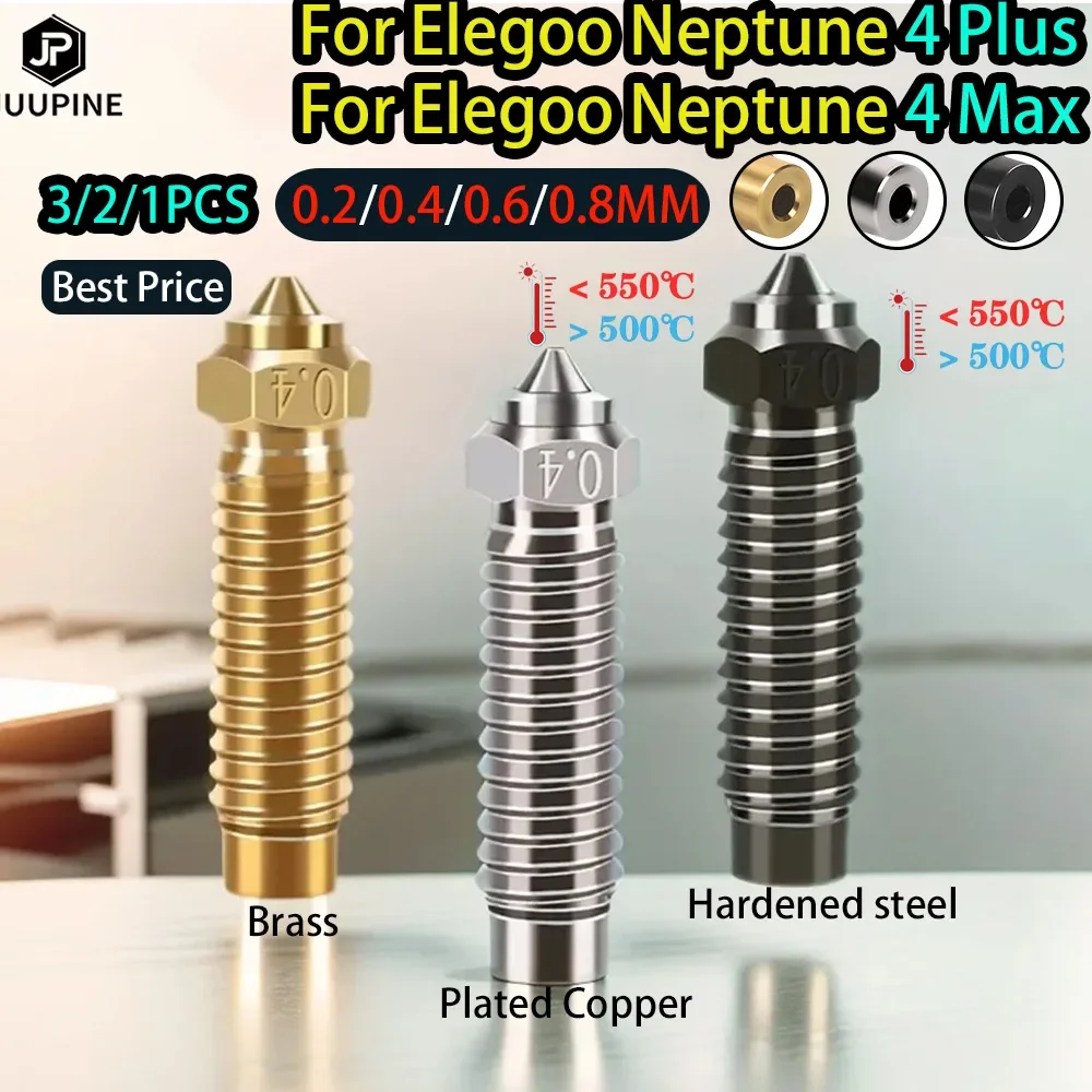Сопло для Elegoo Нептун 4 Plus, сопло Elegoo Нептун 4 Max, латунь, медь, покрытие, закаленная сталь, высокая точность, высокое качество
Сопло для Elegoo Нептун 4 Plus, сопло Elegoo Нептун 4 Max, латунь, медь, покрытие, закаленная сталь, высокая точность, высокое качество