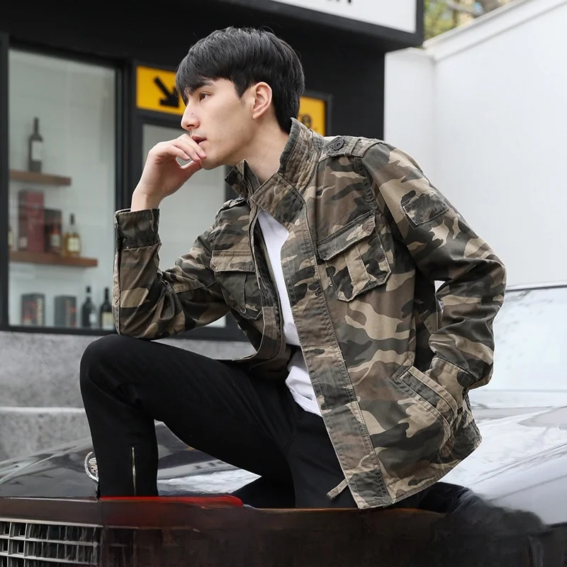 New 2026 Men's Camouflage Workwear Jaet Outerwear Autumn Winter Cotton Coat Long Sve Stand Collar Loose Fit Faionable Brand
New 2026 Men's Camouflage Workwear Jaet Outerwear Autumn Winter Cotton Coat Long Sve Stand Collar Loose Fit Faionable Brand