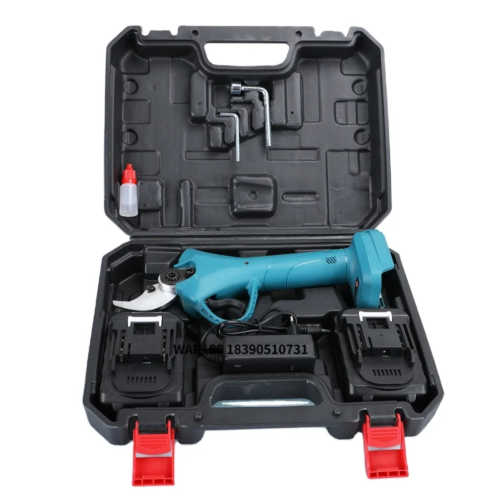 China Manufacturer 21V Lithium Battery Pruning Shears Compact Cordless Hand Pruners
China Manufacturer 21V Lithium Battery Pruning Shears Compact Cordless Hand Pruners