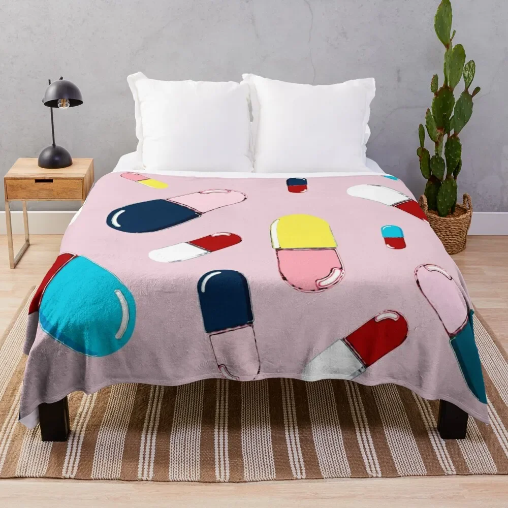 Magic Pills - pink Throw Blanket blankets and throws Hairys blankets ands Blankets
Magic Pills - pink Throw Blanket blankets and throws Hairys blankets ands Blankets