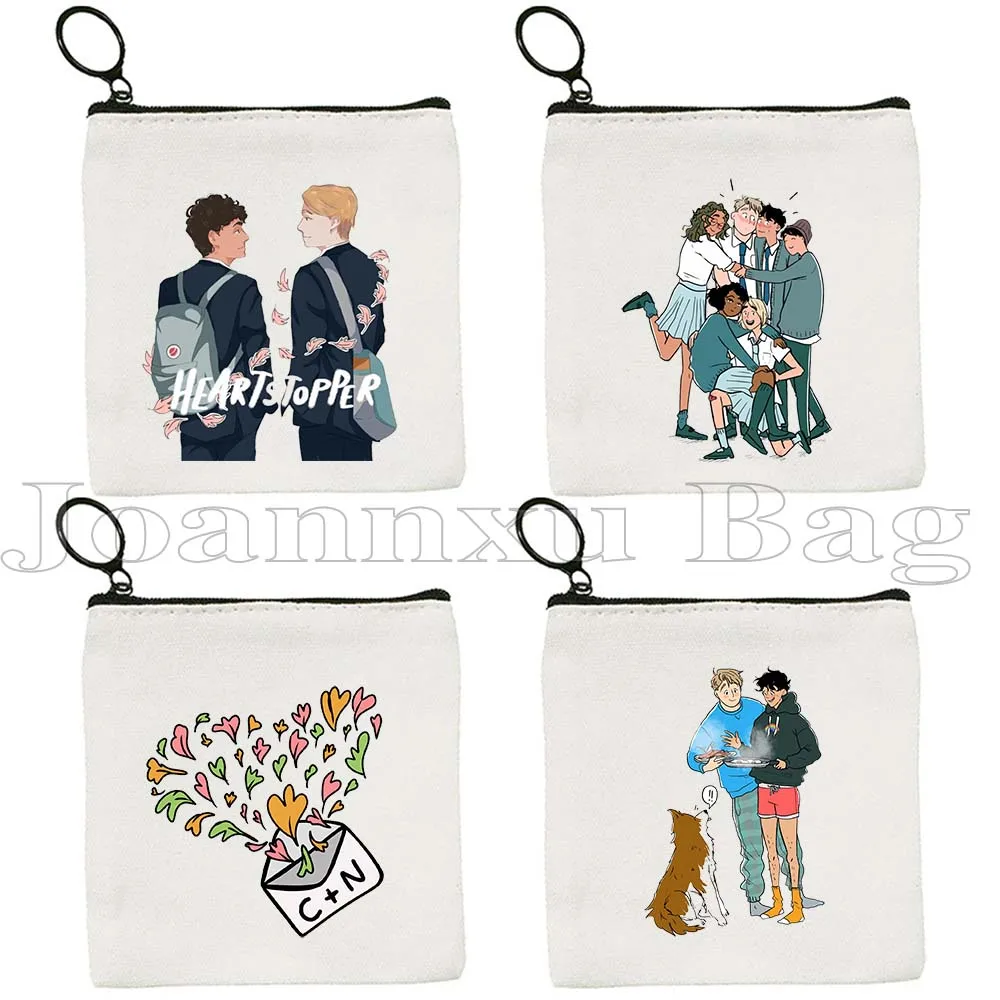 Cute Nick and Charlie Romance Hot Tv Show Heartstopper Kawaii Cartoon Canvas Coin Purse Small Key Storage Card Bag Wallet Pouch
Cute Nick and Charlie Romance Hot Tv Show Heartstopper Kawaii Cartoon Canvas Coin Purse Small Key Storage Card Bag Wallet Pouch