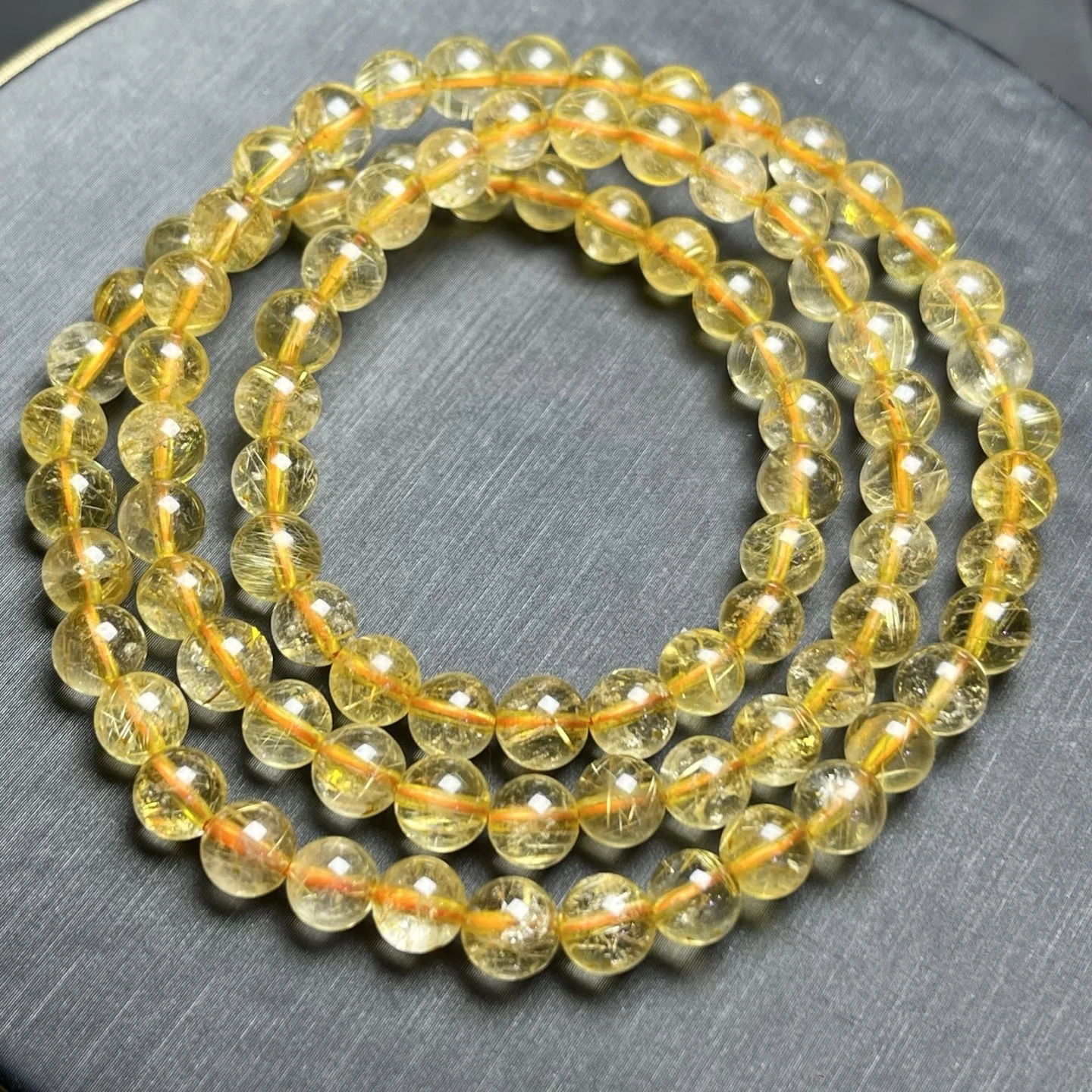 1 Pc Fengbaowu Natural Gold Rutilated Quartz Bracelet Round Beads 3 Loops Crystal Healing Stone Women Fashion Jewelry Gift
1 Pc Fengbaowu Natural Gold Rutilated Quartz Bracelet Round Beads 3 Loops Crystal Healing Stone Women Fashion Jewelry Gift