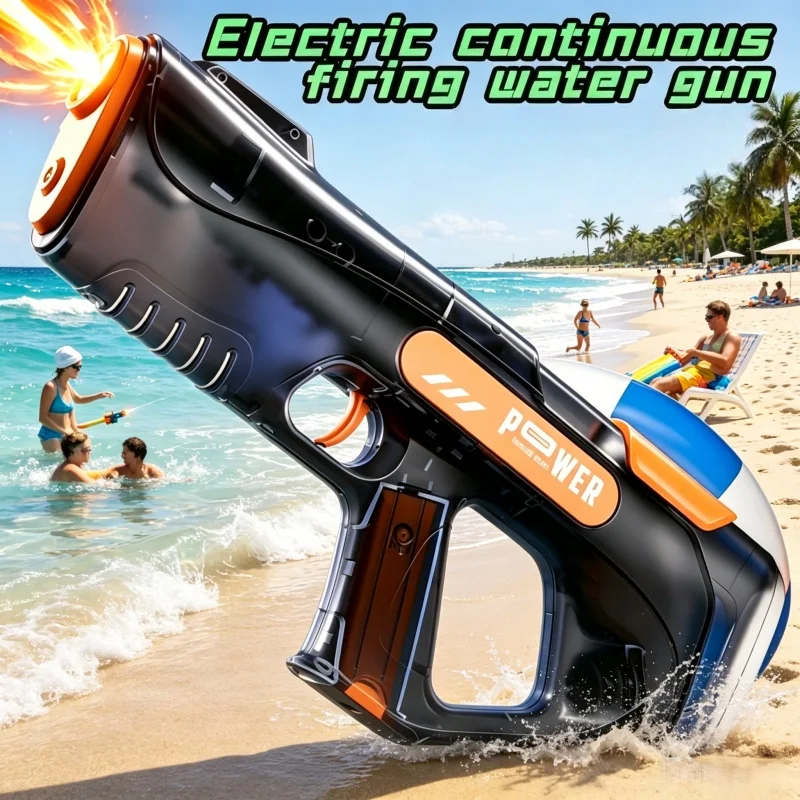Electric Continuous Firing Water Gun Children Flashing Lights Muzzle Automatic Water Blasters Summer Pool Outdoor Toys for Kids
Electric Continuous Firing Water Gun Children Flashing Lights Muzzle Automatic Water Blasters Summer Pool Outdoor Toys for Kids