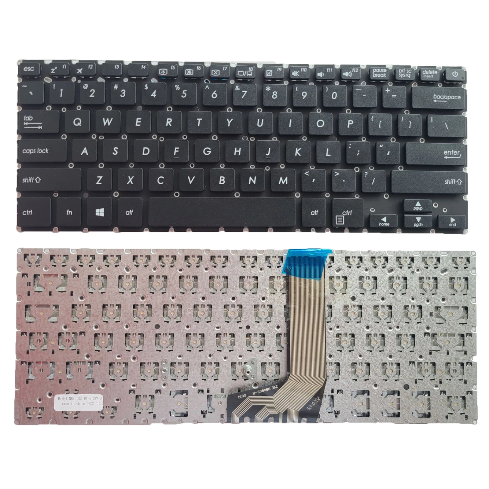 US Laptop Keyboard for ASUS VivoBook S14 X411 S4000V S4100V R421U S4200U V480Q 13NB0GF2AP0201
US Laptop Keyboard for ASUS VivoBook S14 X411 S4000V S4100V R421U S4200U V480Q 13NB0GF2AP0201