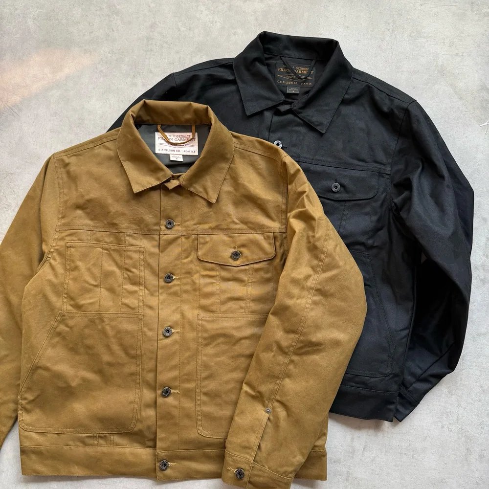 Yellowstone Filson American Retro Oil Wax Jaet Men's Heavyweight Windproof Waterproof Workwear Outerwear Outdoor Commuting ...
Yellowstone Filson American Retro Oil Wax Jaet Men's Heavyweight Windproof Waterproof Workwear Outerwear Outdoor Commuting ...