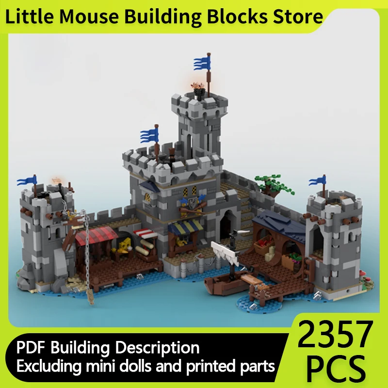 Medieval Castle Model MOC Building Bricks Seaside Market And Port Modular Technology Gifts Holiday Assemble Children Toys Suit
Medieval Castle Model MOC Building Bricks Seaside Market And Port Modular Technology Gifts Holiday Assemble Children Toys Suit
