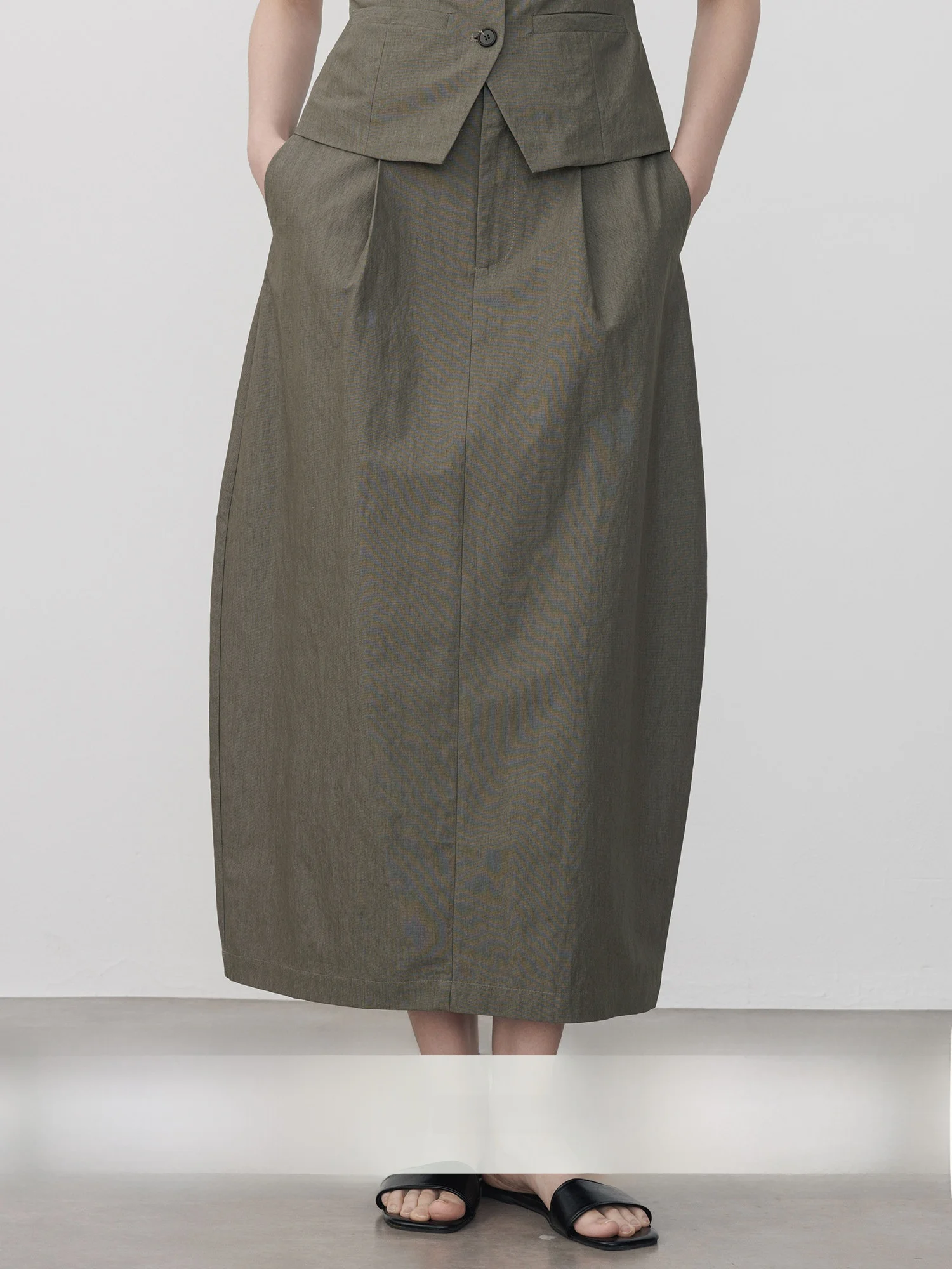 Lace Semi-Formal Women's Summer New Style High Waist Cotton Blend Linen Long Skirt Casual Pocket Design A-Line Skirt
Lace Semi-Formal Women's Summer New Style High Waist Cotton Blend Linen Long Skirt Casual Pocket Design A-Line Skirt