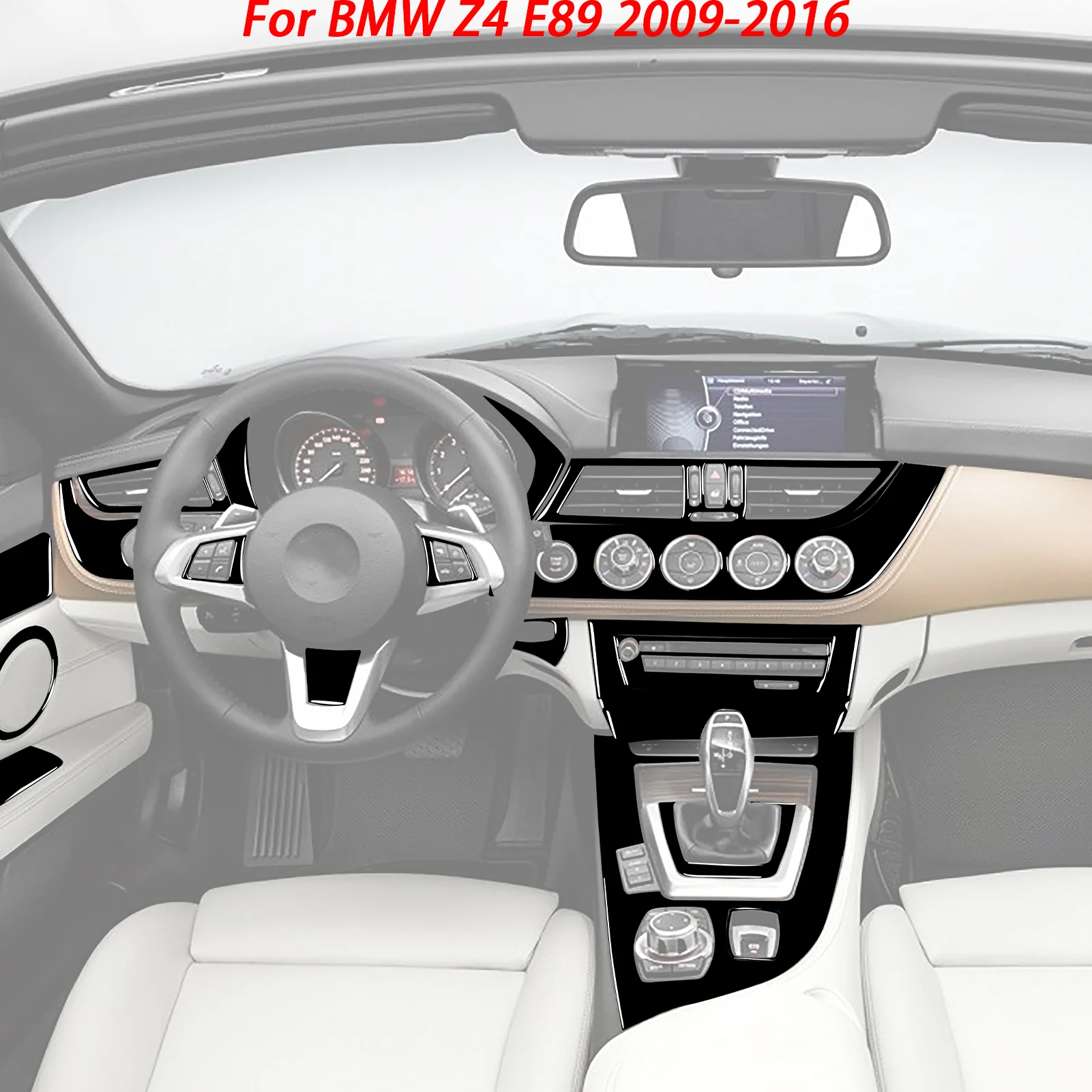 For BMW Z4 E89 2009-2016 Piano Black Stickers Centre radio CD Shift window lift panel Cover Car inside decorative Accessories
For BMW Z4 E89 2009-2016 Piano Black Stickers Centre radio CD Shift window lift panel Cover Car inside decorative Accessories