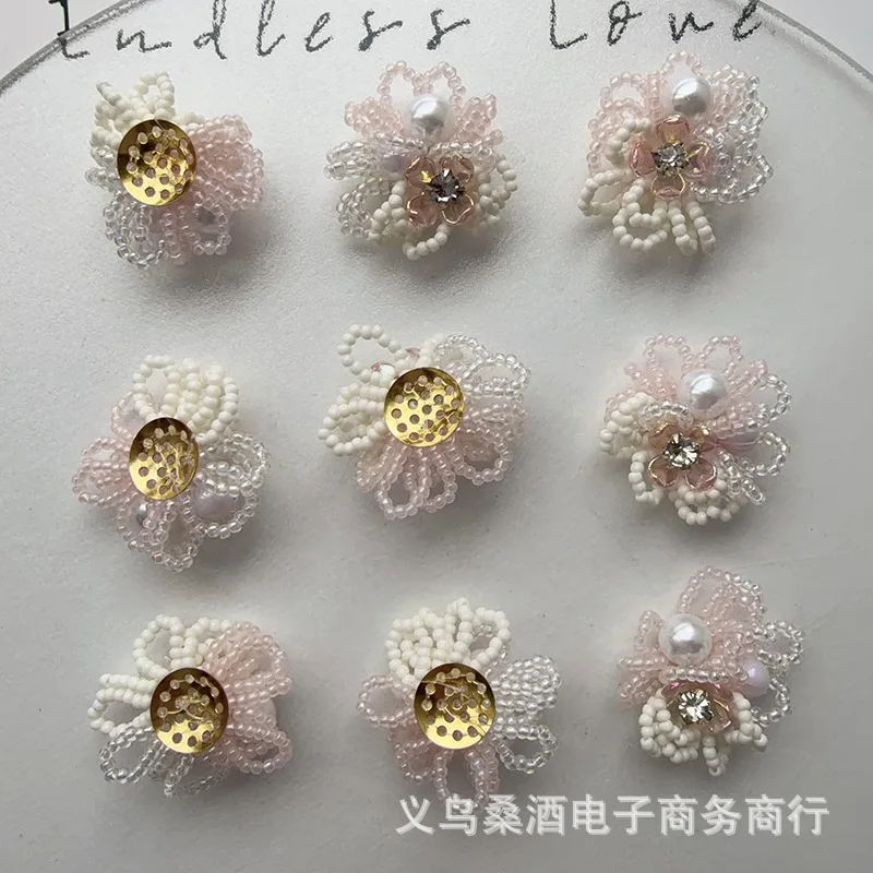 DIY Floral Shoe Clips Beaded Pink Pearl Flower for Crocs Shoes Simple Feminine Embellishment for Handmade Beaded Buckle
DIY Floral Shoe Clips Beaded Pink Pearl Flower for Crocs Shoes Simple Feminine Embellishment for Handmade Beaded Buckle
