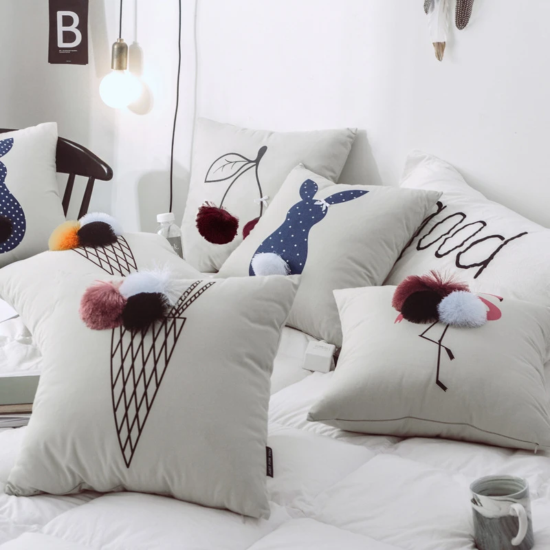 45x45cm Nordic Ins Cotton Printed 3D Plush Ball Sofa Cushion Cover Children Bedroom Decoration Pillow Case
45x45cm Nordic Ins Cotton Printed 3D Plush Ball Sofa Cushion Cover Children Bedroom Decoration Pillow Case