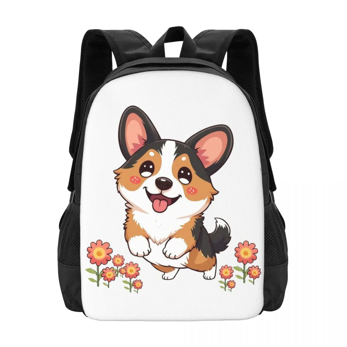 Kawaii Tricolor Corgi In The Garden Backpack Hot Sale Daypack Large Capacity BookBag School Bag Shoulder Bags for Men Women
Kawaii Tricolor Corgi In The Garden Backpack Hot Sale Daypack Large Capacity BookBag School Bag Shoulder Bags for Men Women